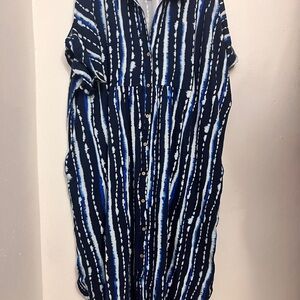 Cuddl Duds Flexwear Brunch to Beach Caftan